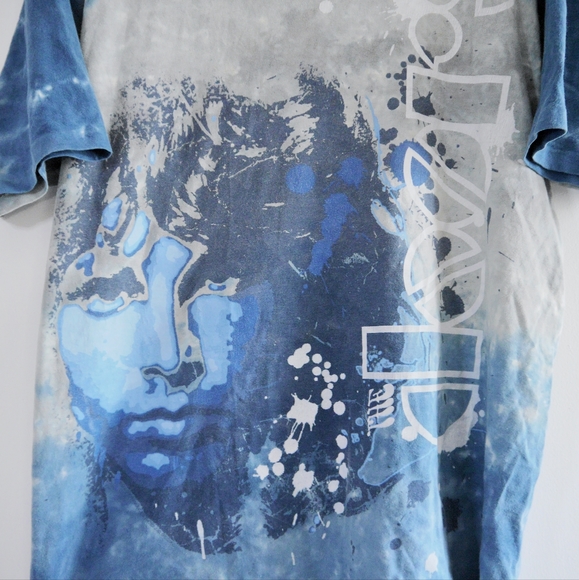 Liquid Blue The Doors Band T Shirt - Single Stitch - Tye Dye - Size Large - Picture 4 of 6